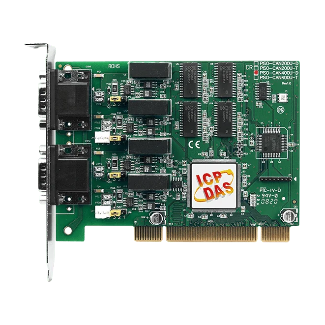 PISO-CAN400U-D Universal PCI CAN Card, 4-Port Isolated CAN 2.0A/2.0B