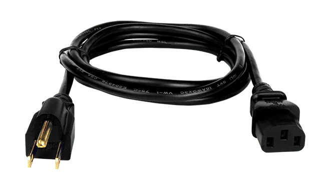 CA-001 US Plug AC Power Cord, 1.8M