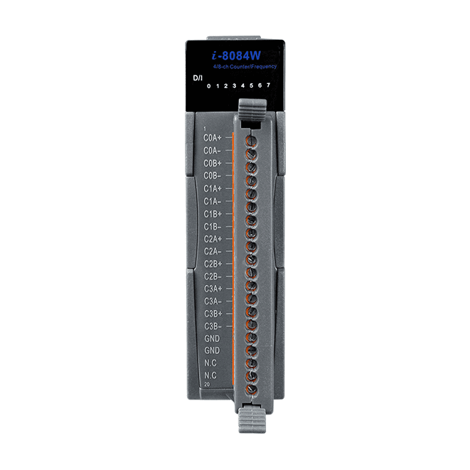 I-8084W-G Counter/Frequency/Encoder Input Module, 8-ch Isolated