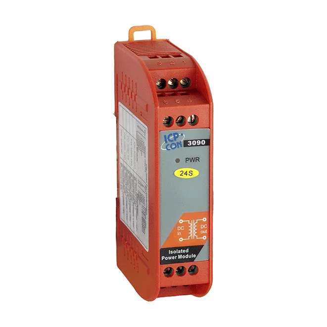 PW-3090-24S-R 1000 VDC Isolated DC-DC Power Module, +24 VDC/400 mA Output