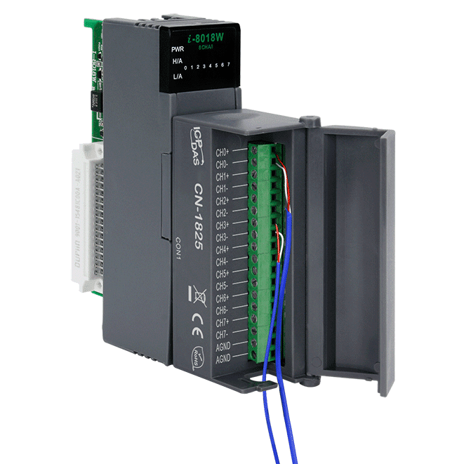 I-8018W-G/S1 8-Channel High Speed Thermocouple Input Module, Includes CN-1825 Daughter Board