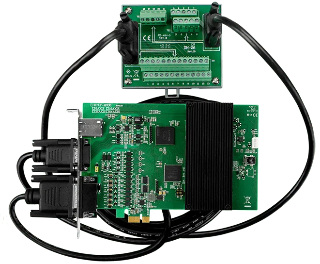 ECAT-M808-8AX EtherCAT MainDevice Board, PCI Express, 8-Axis Motion Control