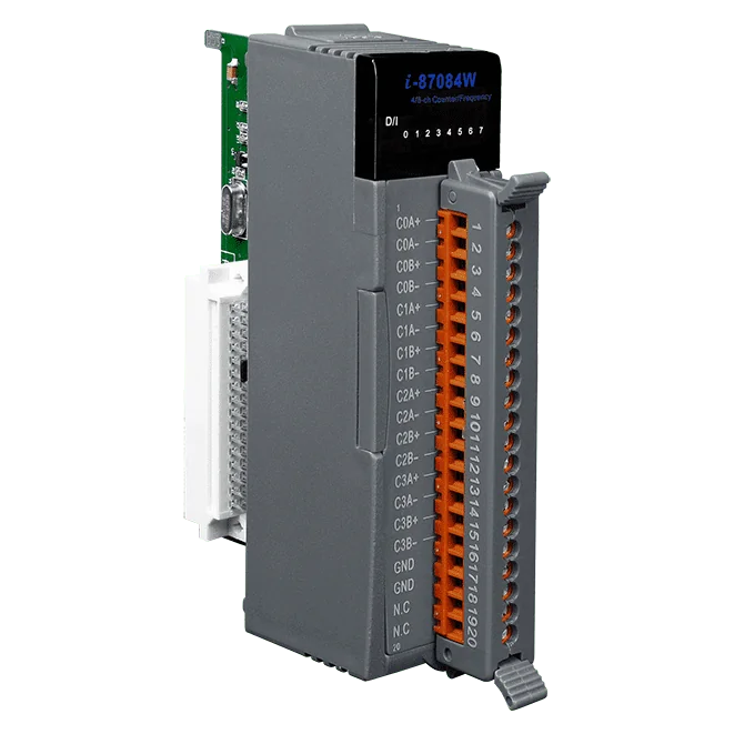 I-87084W-G 4/8-ch Counter/Frequency/Encoder Input Module, up to 1 MHz