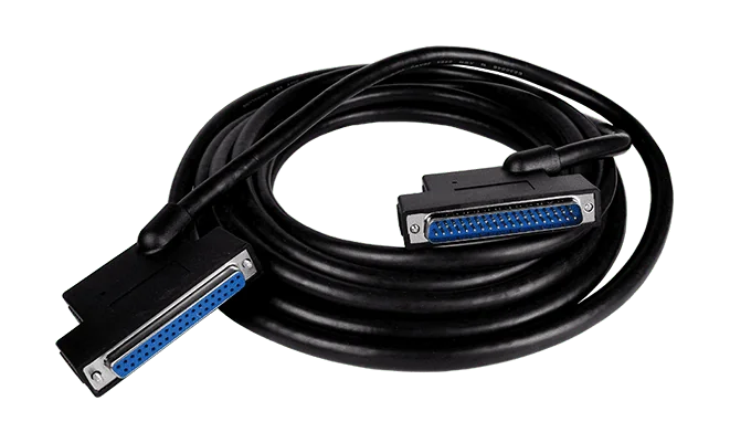 CA-3750AM DB37 Male to Female, with Molded Cable, 45º, 5M