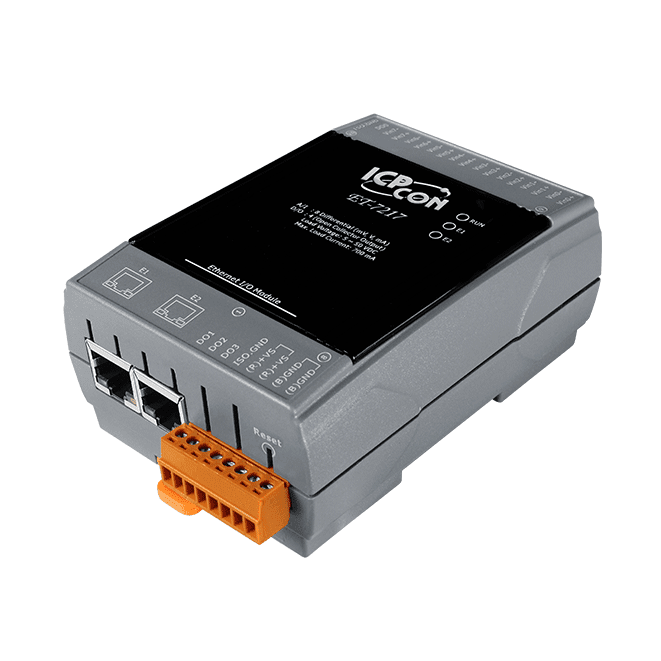 ET-7217 Ethernet I/O Module, 8-ch Analog Input, 4-ch Digital Output