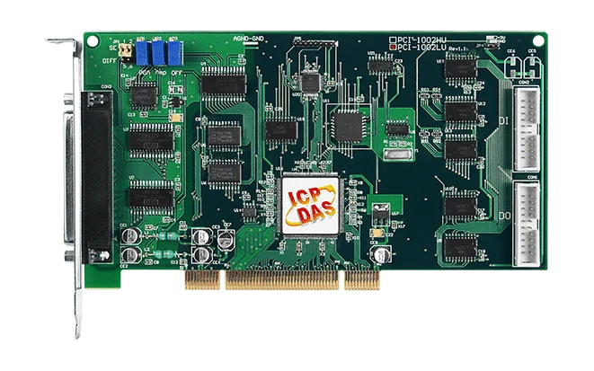 PCI-1002LU Universal PCI Multifunction DAQ Board, 110 kS/s 32-ch AI