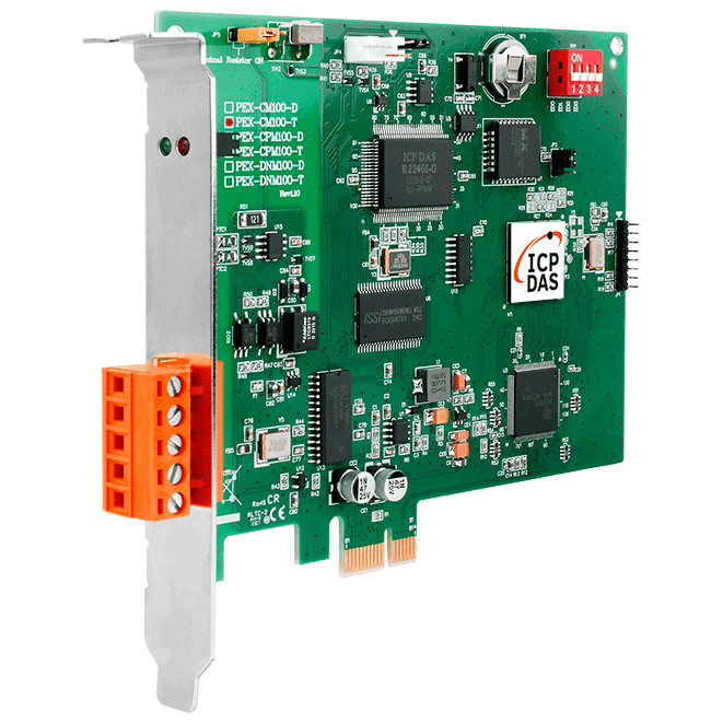 PEX-CM100-T PCI Express Programmable CAN Board, 1-Port CAN 2.0A/2.0B