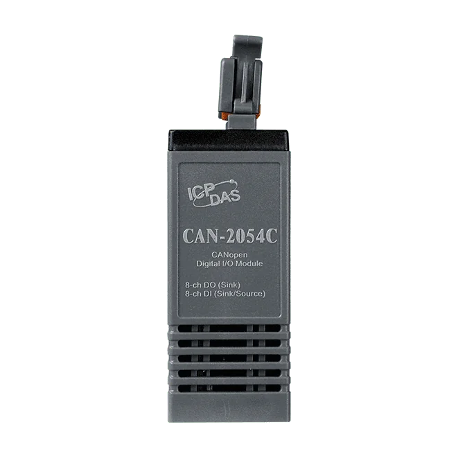CAN-2054C CANopen Slave I/O Module, 8-ch Isolated DI and 8-ch Isolated DO