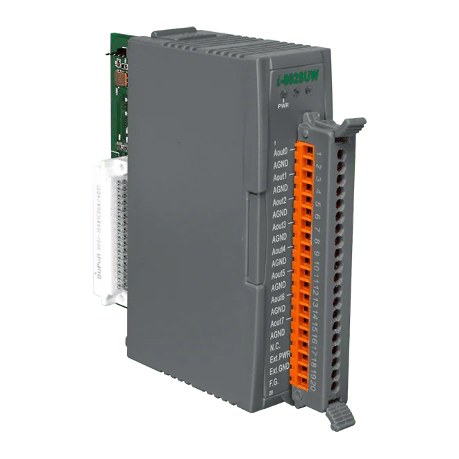 I-8028UW-G 8-ch Isolated Analog Output Module, 16-bit Voltage/Current