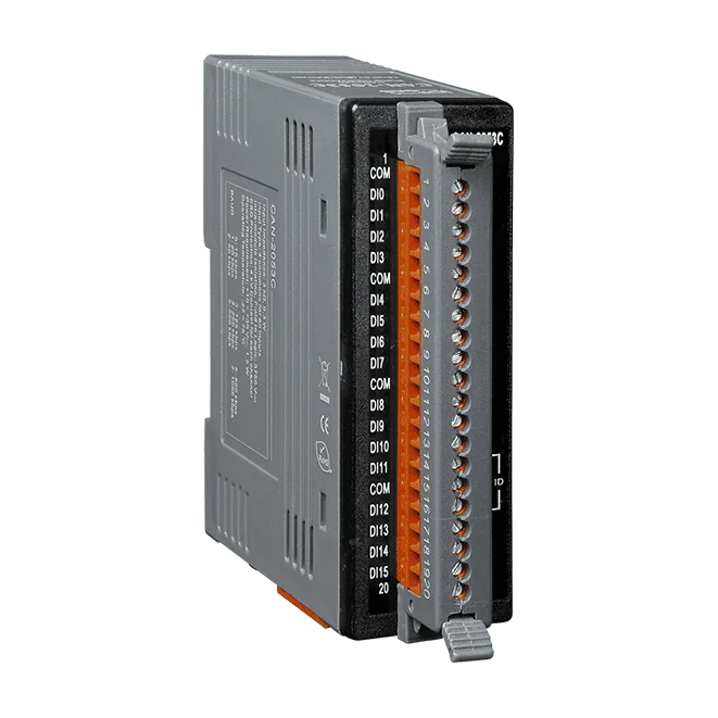 CAN-2053C CANopen Slave I/O Module, 16-ch Isolated Wet Digital Input