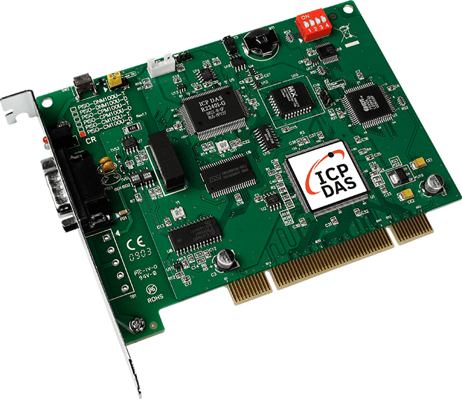 PISO-CM100U-D Programmable CAN Universal PCI Card, 1-port, 9-pin D-sub