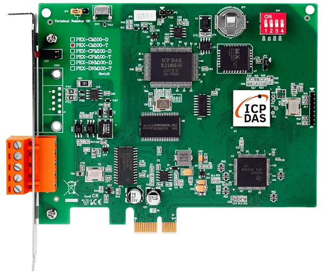 PEX-CM100-T PCI Express Programmable CAN Board, 1-Port CAN 2.0A/2.0B