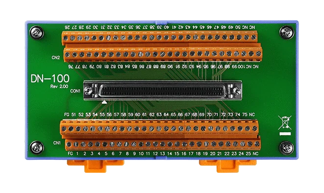 DN-100-CA 100-pin SCSI II Terminal Board with 1.5 m Cable