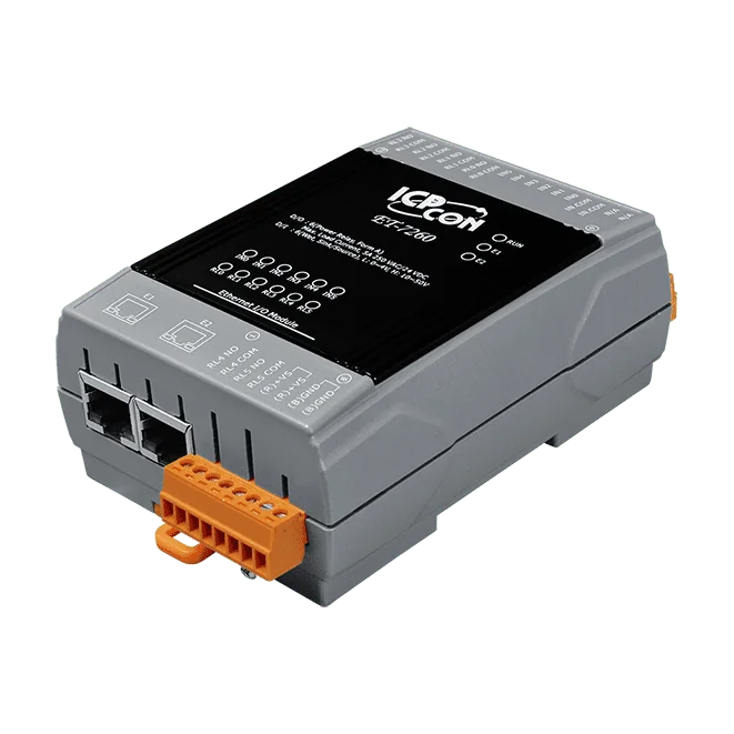 ET-7260 Ethernet I/O Module with 6-ch DI and 6-ch Power Relay
