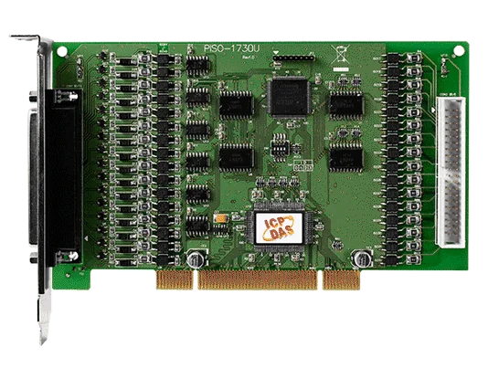 PISO-1730U Universal PCI Isolated DI/DO Board, 32-ch DI and 32-ch NPN Sink DO