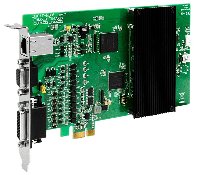 ECAT-M808-32AX PCI Express EtherCAT MainDevice Board, 32-Axis