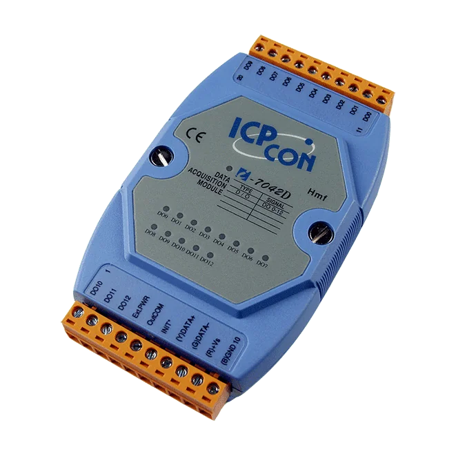 I-7042D 13-ch Isolated Digital Output Module with LED Display, DCON