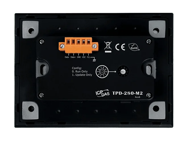 TPD-280-M2 2.8-inch Touch HMI Device, RS-485 Modbus RTU