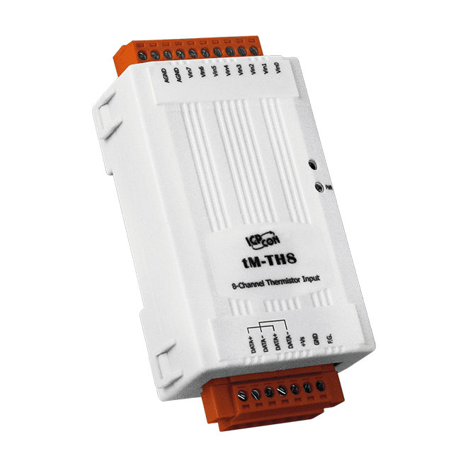 tM-TH8 Isolated Thermistor Input Module, 8-Channel, RS-485