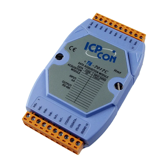 I-7017C 8-ch Current Input Module, RS-485 DCON Remote I/O