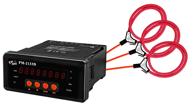 PM-2133D-RCT4000P 3-Phase Power Meter, Modbus RTU, 4000 A Rogowski Coil