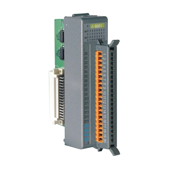 I-8051-G 16-ch Non-isolated Digital Input Module, Dry Contact