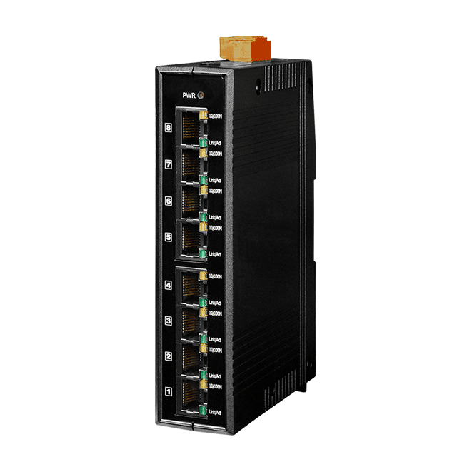 NS-208A Unmanaged 8-Port Industrial 10/100 Mbps Ethernet Switch