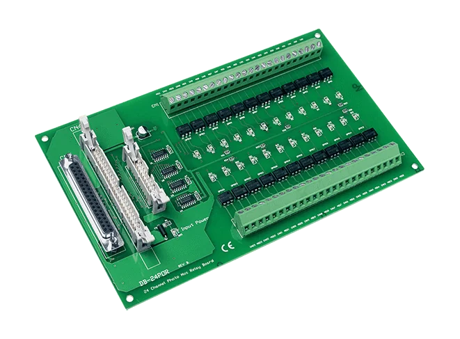 DB-24POR/D PhotoMOS Relay Board, 24-ch Form A Relay Output