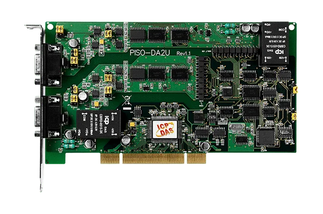 PISO-DA2U Universal PCI Isolated Analog Output Board, 2-ch 12-bit