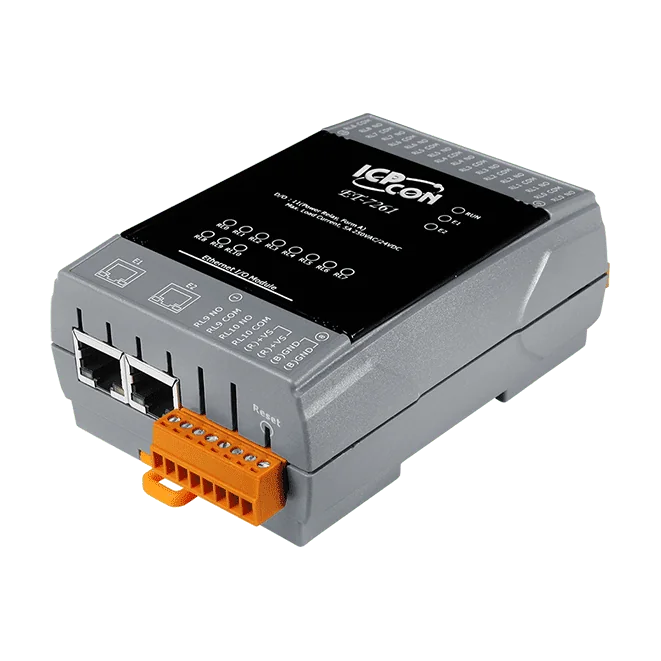 ET-7261 Ethernet I/O Module with 2-port Switch, 11-ch Power Relay