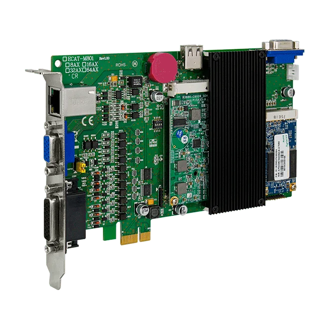 ECAT-M801-32AX PCI Express EtherCAT MainDevice Board, 32-Axis Motion Control