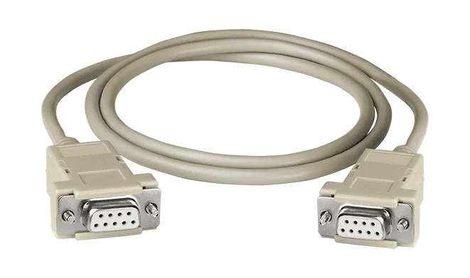 CA-0910F DB9 Female to DB9 Female Cable [RS-232: Pin1-Pin9], 1M