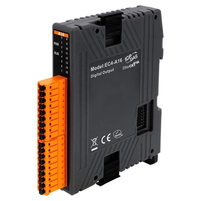 EC4-A16 EtherCAT SubDevice Slim Module, 16-ch Isolated Source-type DO