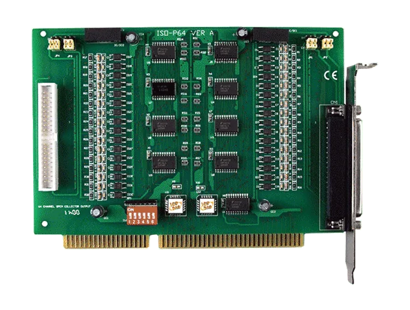 ISO-P64 ISA Bus Isolated 64-Channel Digital Input Board