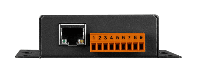 PDSM-721 Metal Serial-to-Ethernet Device Server, RS-232/RS-485, 6 DI/7 DO