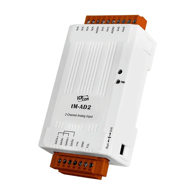 tM-AD2 2-Channel Isolated Analog Input Module, Voltage/Current Input