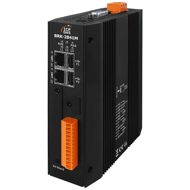 BRK-2841M IIoT MQTT Communication Server, Quad-core ARM, 2 Ethernet Ports