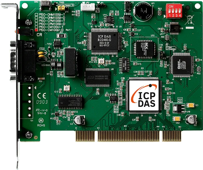 PISO-CM100U-D Programmable CAN Universal PCI Card, 1-port, 9-pin D-sub