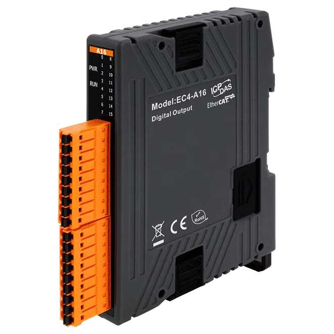 EC4-A16 EtherCAT SubDevice Slim Module, 16-ch Isolated Source-type DO