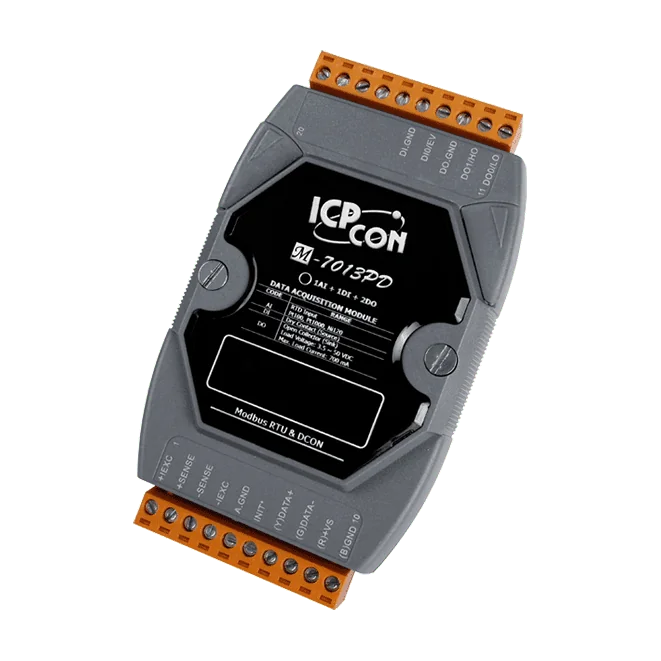 M-7013PD-G 1-ch RTD Input Module with DI, DO and LED Display