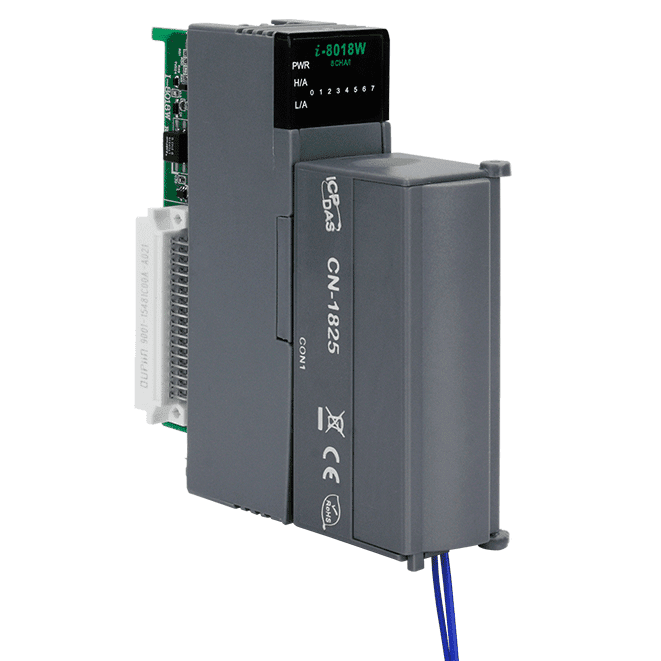 I-8018W-G/S1 8-Channel High Speed Thermocouple Input Module, Includes CN-1825 Daughter Board
