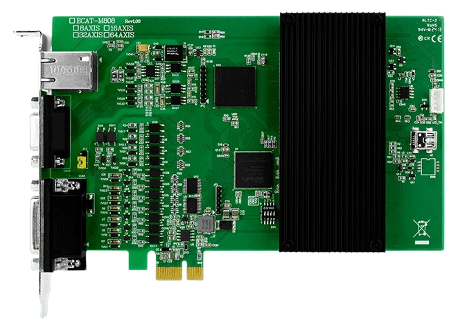 ECAT-M808-64AX/S PCI Express EtherCAT MainDevice Board, 64-Axis Motion