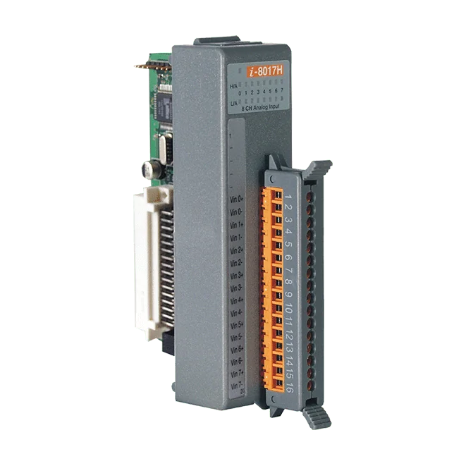 I-8017H-G 8-ch Differential Analog Input Module, 14-bit, Gray Cover