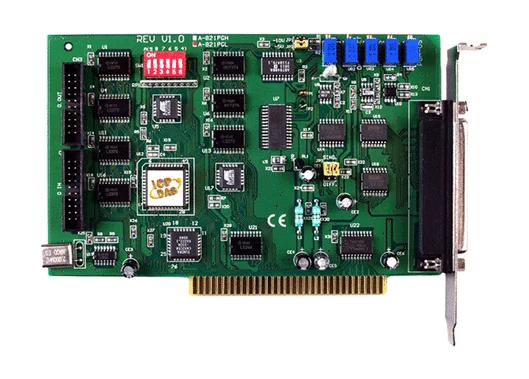 A-821PGL ISA Multifunction DAQ Board, 16-ch 12-bit AI, 45 kS/s