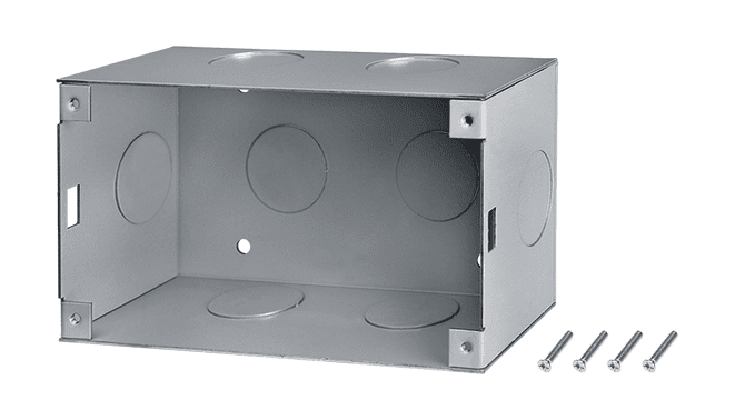 OB140F 4.3-inch Metal Outlet Box, Mounting Box Accessory