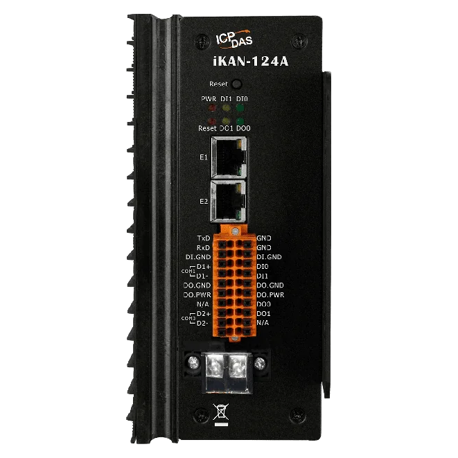 iKAN-124A Single-Row LED Message Display, 24 ASCII Characters, Modbus TCP