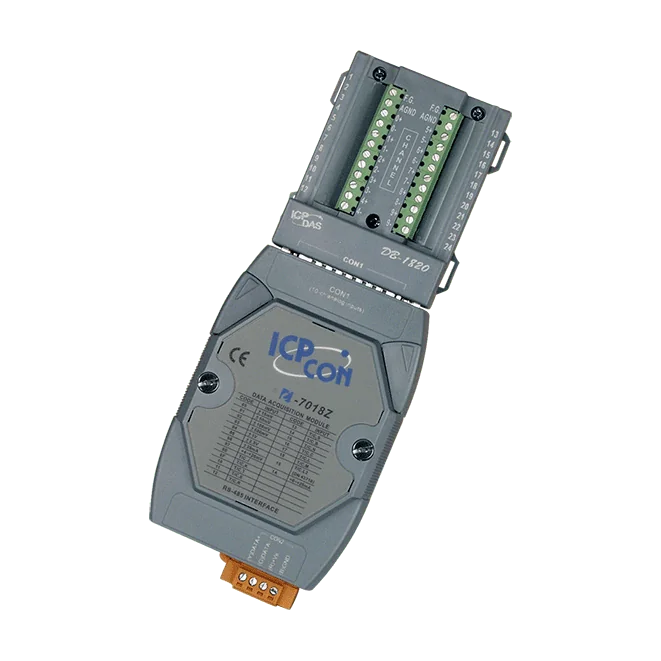 I-7018Z-G/S 10-ch Thermocouple Input Module using DCON Protocol (Gray Cover)