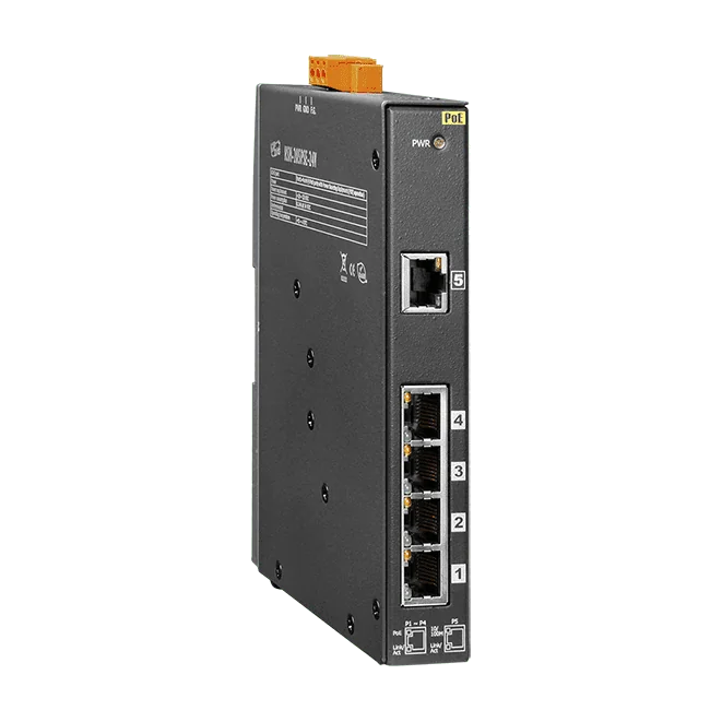 NSM-205PSE-24V PoE Ethernet Switch, 5-Port Unmanaged 10/100 Mbps (PSE)
