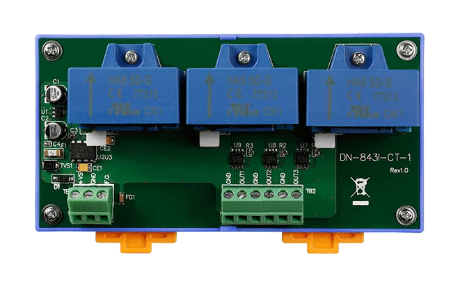 DN-843I-CT-1 Current Transformer Module, 3-ch ±1 A AC/DC Input