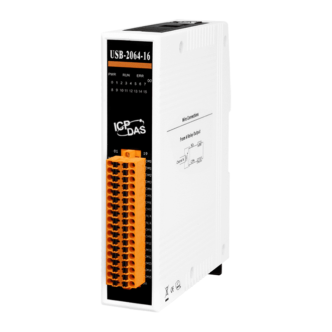 USB-2064-16 USB I/O Module, 16-ch Power Relay Output
